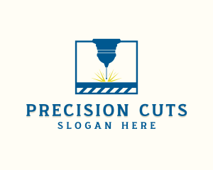 CNC Laser Cutting Technician logo design