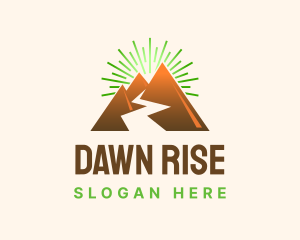 Dawn - Mountain Valley River logo design