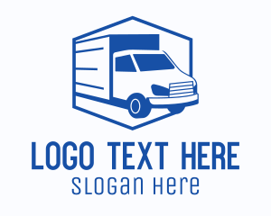 Delivery Truck Courier Logo