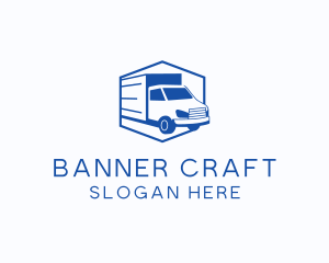 Delivery Truck Courier logo design