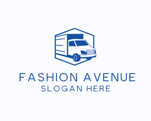 Delivery Truck Courier logo design