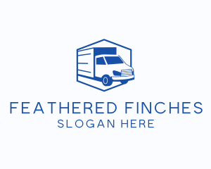 Delivery Truck Courier logo design