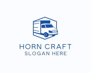 Delivery Truck Courier logo design