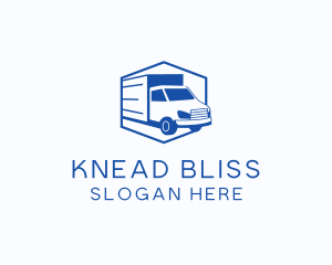 Delivery Truck Courier logo design