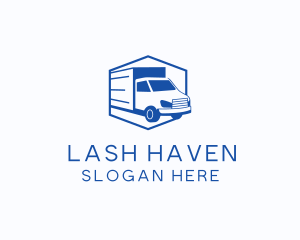 Delivery Truck Courier logo design