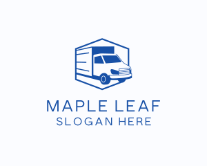 Delivery Truck Courier logo design