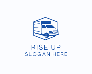 Delivery Truck Courier logo design