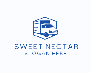 Delivery Truck Courier logo design