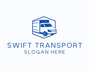 Delivery Truck Courier logo design