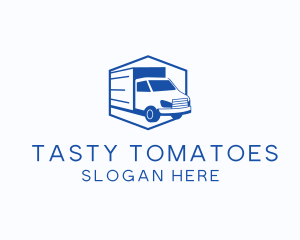 Delivery Truck Courier logo design