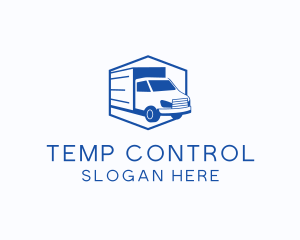 Delivery Truck Courier logo design