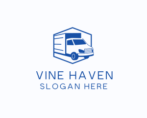 Delivery Truck Courier logo design