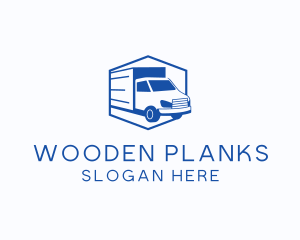 Delivery Truck Courier logo design