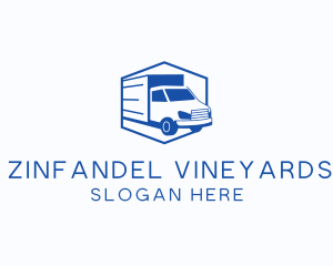 Delivery Truck Courier logo design