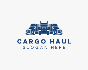 Freight Cargo Truck logo design