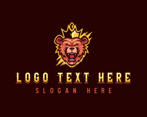 Zoo - Bear Crown Gaming logo design