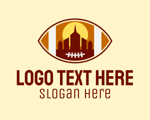 League - American Football City logo design