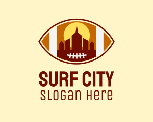 American Football City  logo design