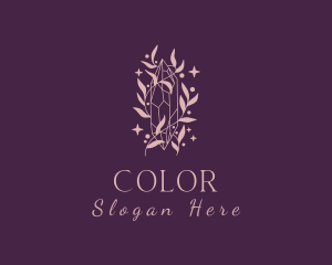 Gemstone - Pink Crystal Jeweler logo design