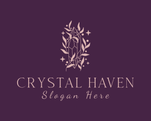 Pink Crystal Jeweler logo design