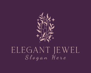 Pink Crystal Jeweler logo design