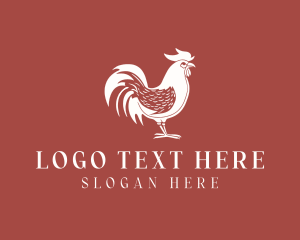 Chick - Chicken Rooster Animal logo design