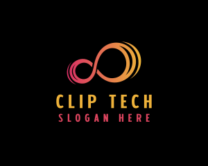 Tech Infinity Loop logo design