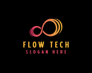 Tech Infinity Loop logo design