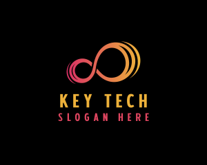 Tech Infinity Loop logo design