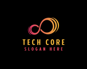 Tech Infinity Loop logo design