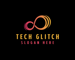 Tech Infinity Loop logo design