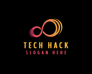 Tech Infinity Loop logo design