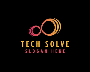 Tech Infinity Loop logo design