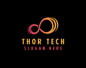 Tech Infinity Loop logo design