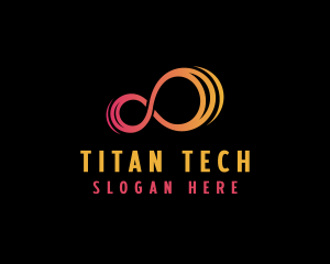 Tech Infinity Loop logo design