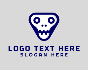 Triangular - Triangular Skull Esports logo design