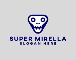 Bone - Triangular Skull Esports logo design