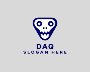 Skate Shop - Triangular Skull Esports logo design