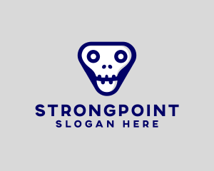 Skate - Triangular Skull Esports logo design