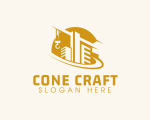 Construction Building Crane logo design