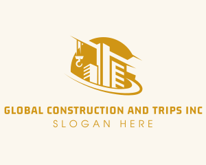 Construction Building Crane logo design