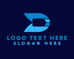 Modern Letter D Logo