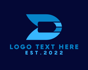 Technician - Modern Letter D logo design