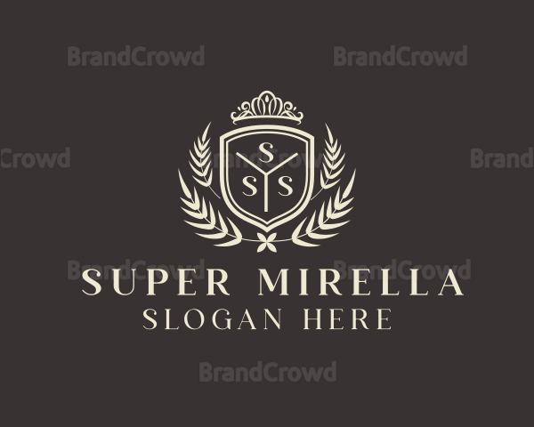 Royal Monarch Crown Shield Logo