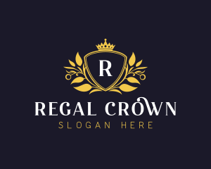 Regal Crest Monarchy logo design