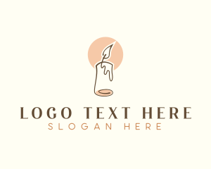 Vigil - Scented Candle Wax logo design