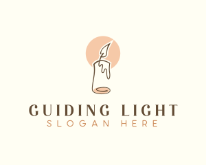 Scented Candle Wax logo design