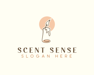 Scented Candle Wax logo design