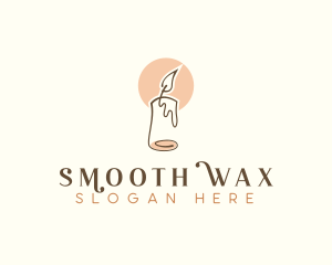 Wax - Scented Candle Wax logo design