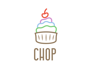 Icing - Colorful Cupcake Patisserie logo design